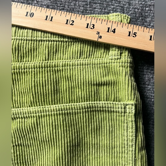 Urban Outfitters Lime Green High Rise WideLeg Jeans Y2K Street Wear Sz 31 (30”) - Picture 5 of 13